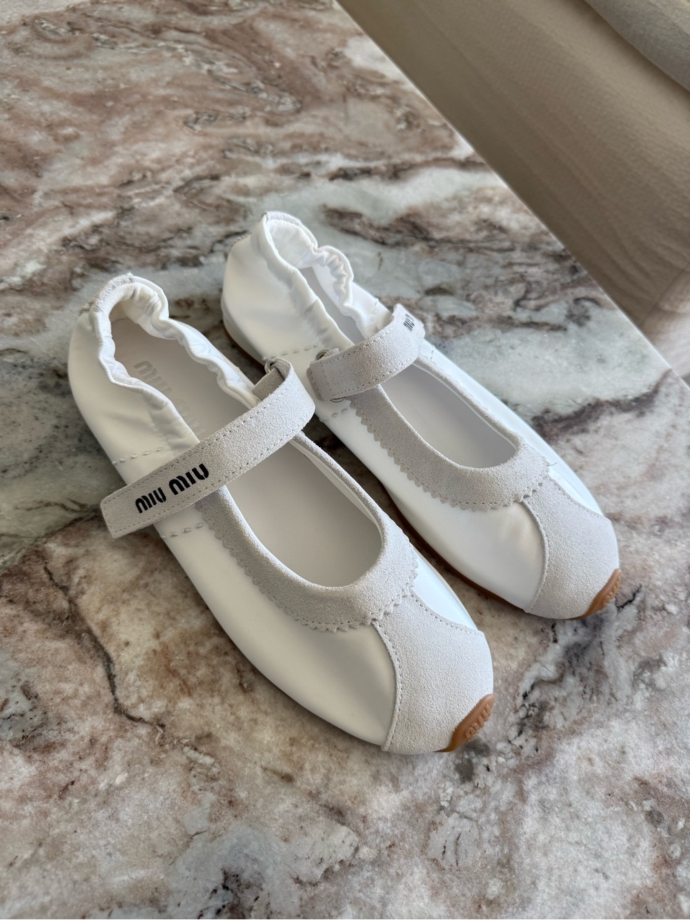 Miu Miu Plume Ballet Flats Mary Jane’s